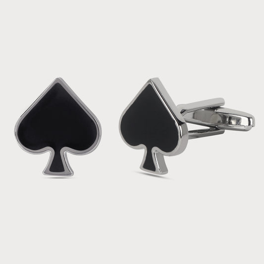 Luxe Ace of Spades Designer Cufflinks