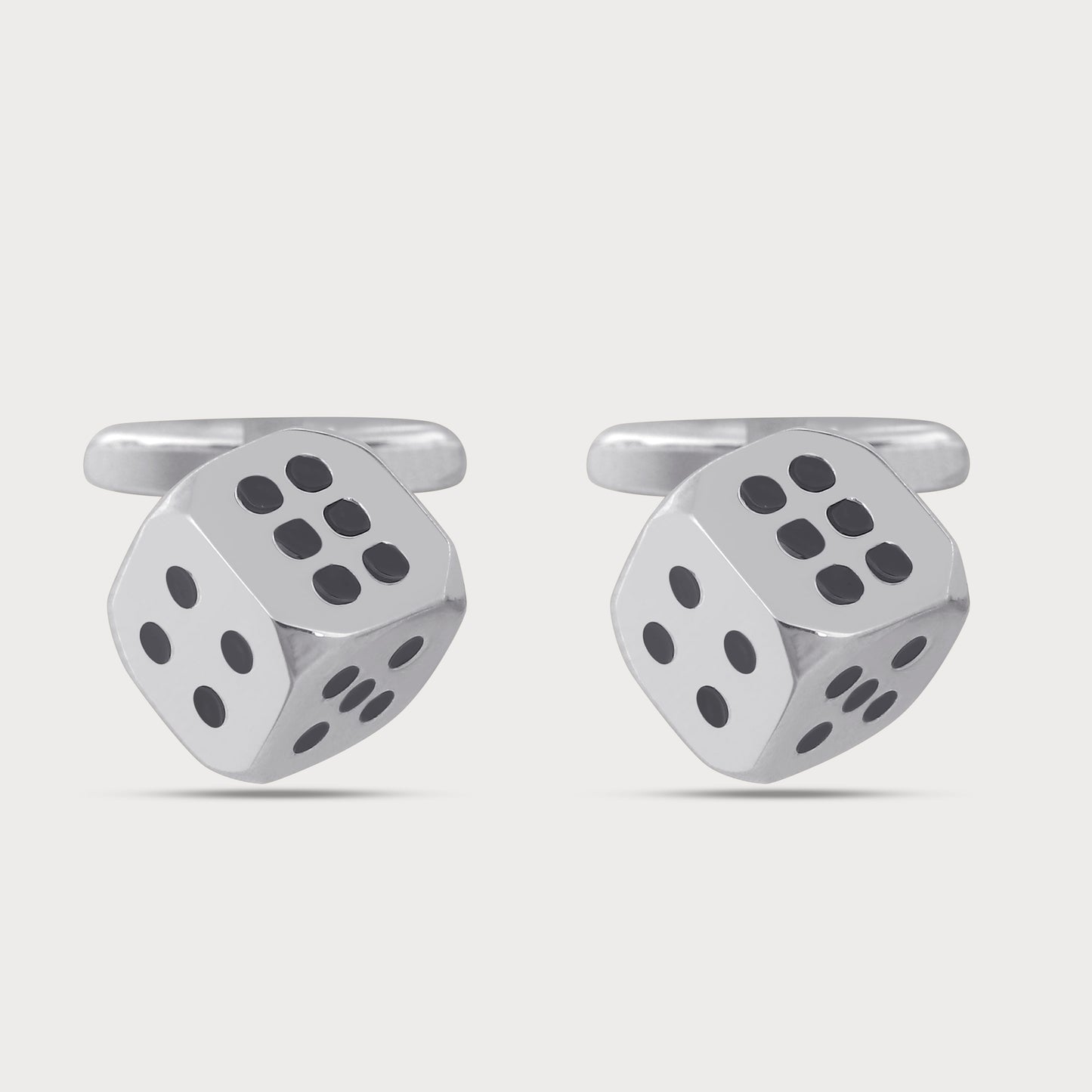 Dapper Shining Dice Designer Cufflinks