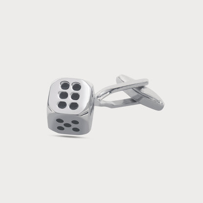 Dapper Shining Dice Designer Cufflinks