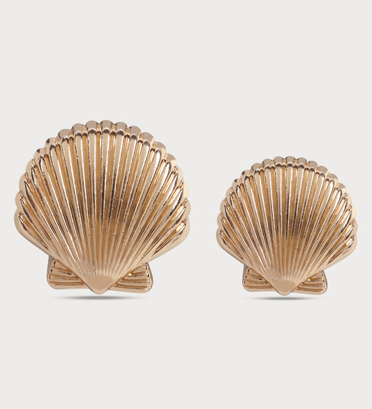 Shell Cut Metal Buttons