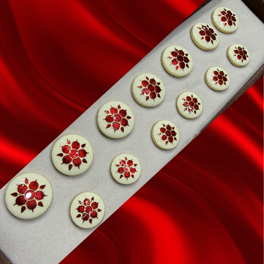 Sherwani Button (7 Big & 6 Small Pcs)