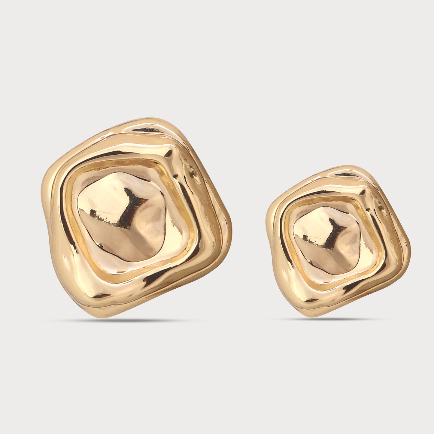 Shiny Golden Unique Shape Metal Buttons