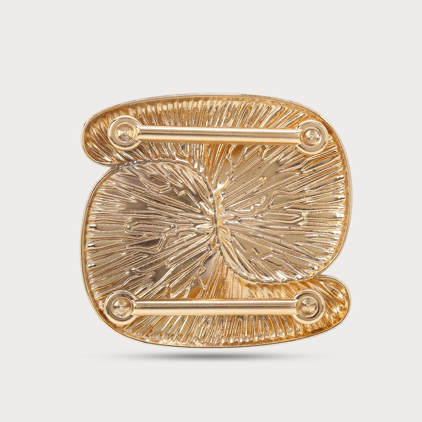 Golden Finish Buckle for Luxe Garments