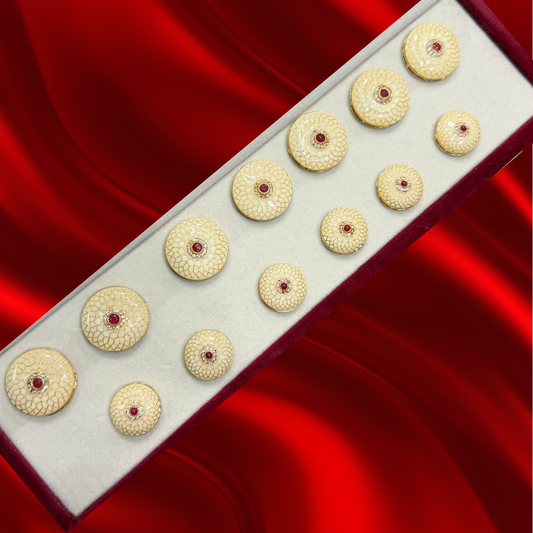 Sherwani Button (7 Big & 6 Small Pcs)