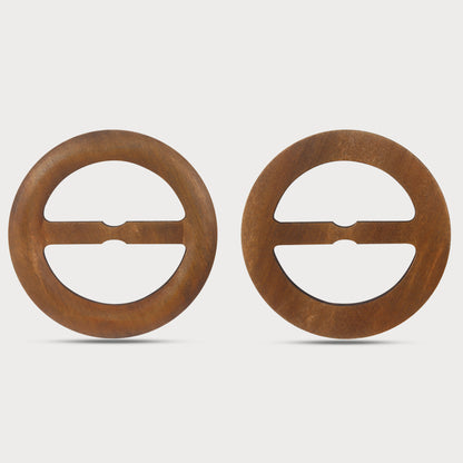 Natural High Quality Wooden Buckle Collection