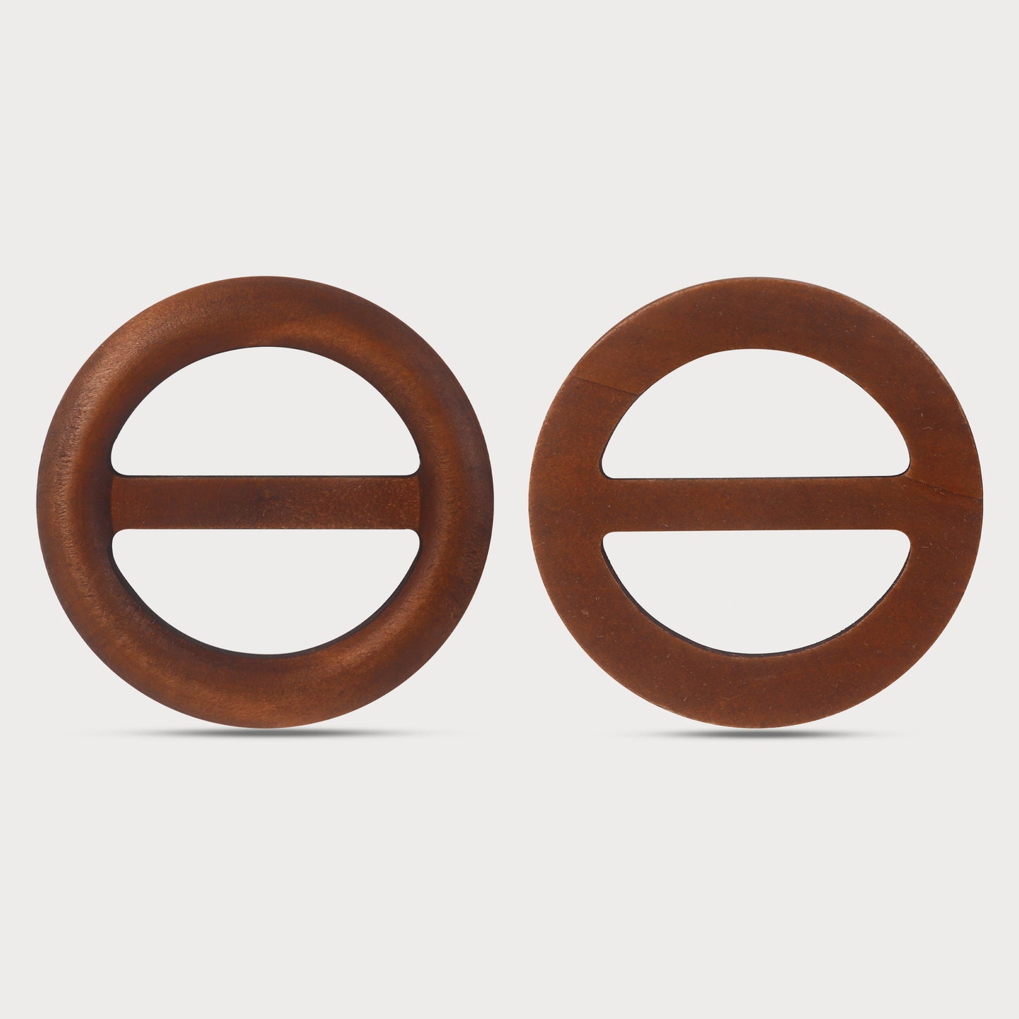 Classic Hand-Finished Wooden Buckle