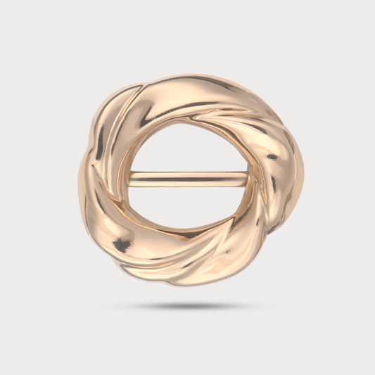 Designer Swirl Metal Buckle