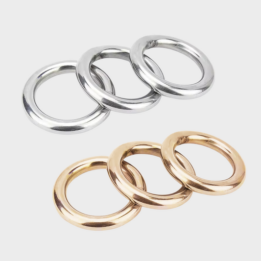 Fixed Metal Ring Handbag hardware Accessory (Pack of 4 Pcs)