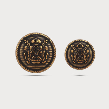 Antique Finish Designer Button