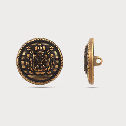 Antique Finish Designer Button