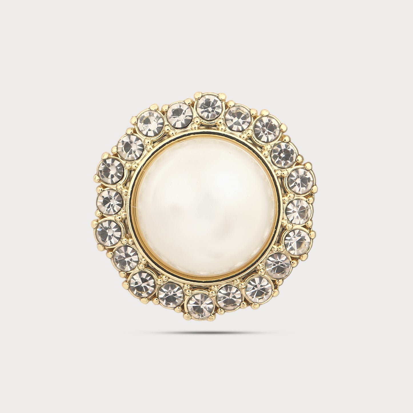High Quality Pearl Stone Metal Button