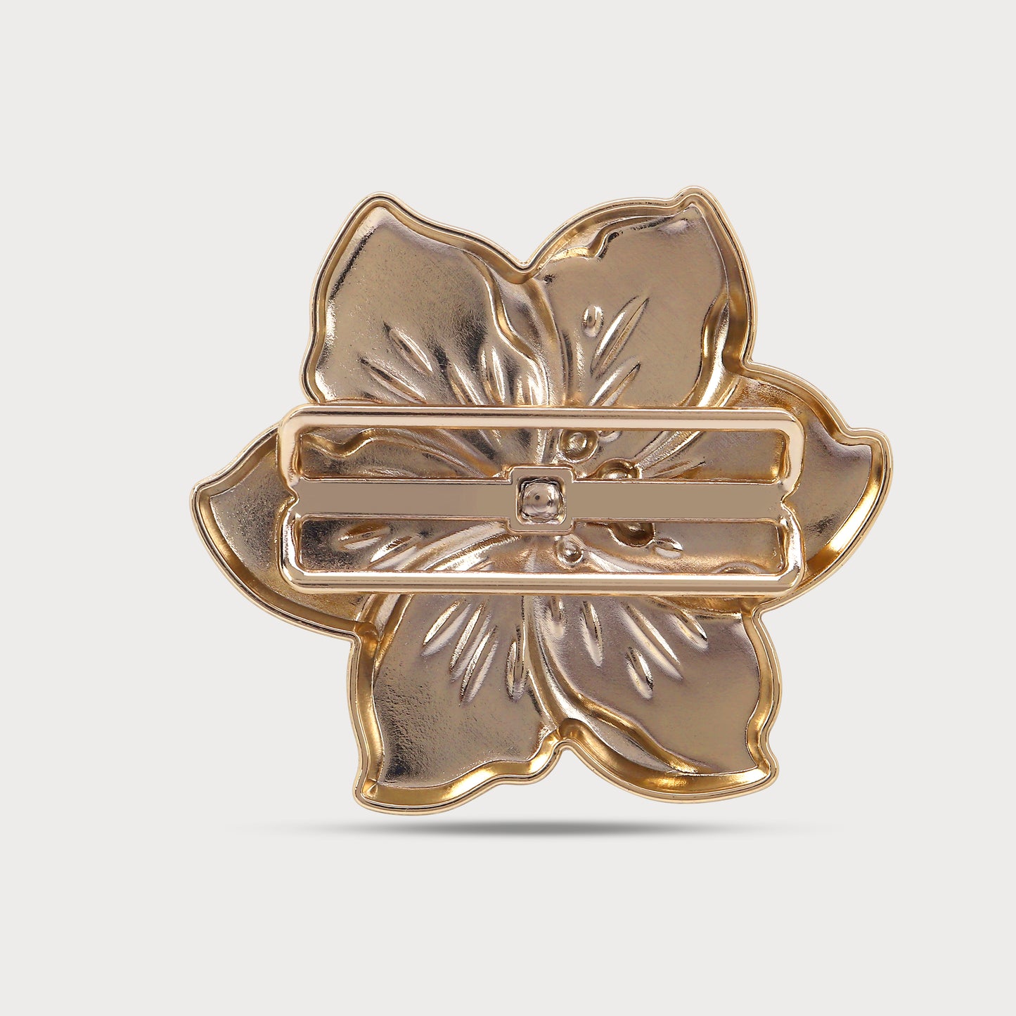 Flower Finish Buckle for Unique Fashion