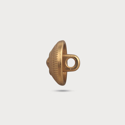 Antique Gold Finish Metal Button