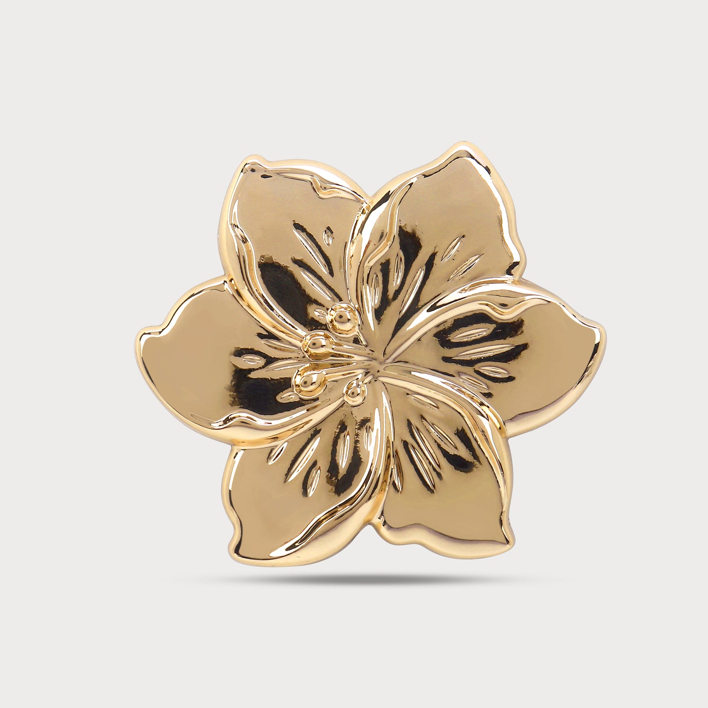 Flower Finish Buckle for Unique Fashion