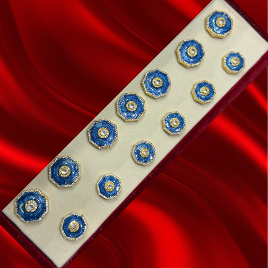 Sherwani Button (7 Big & 6 Small Pcs)