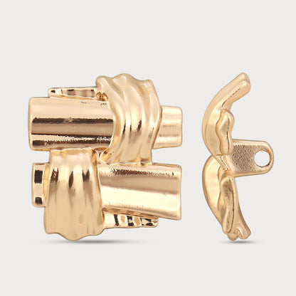 Premium Statement Textured Golden Buttons