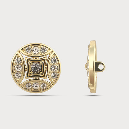 Luxury Engraved Metal Button