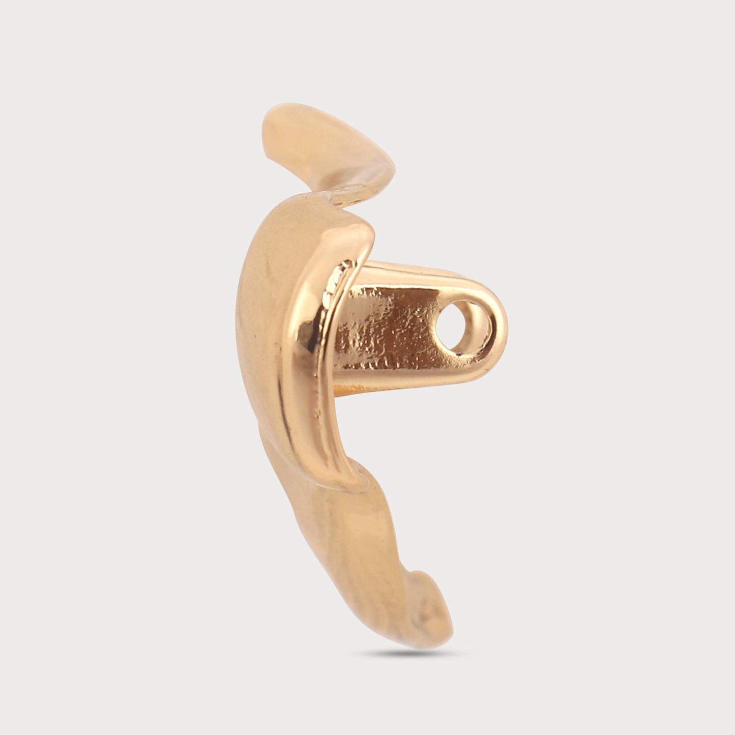 Golden Oversize Button Signature Runway Look