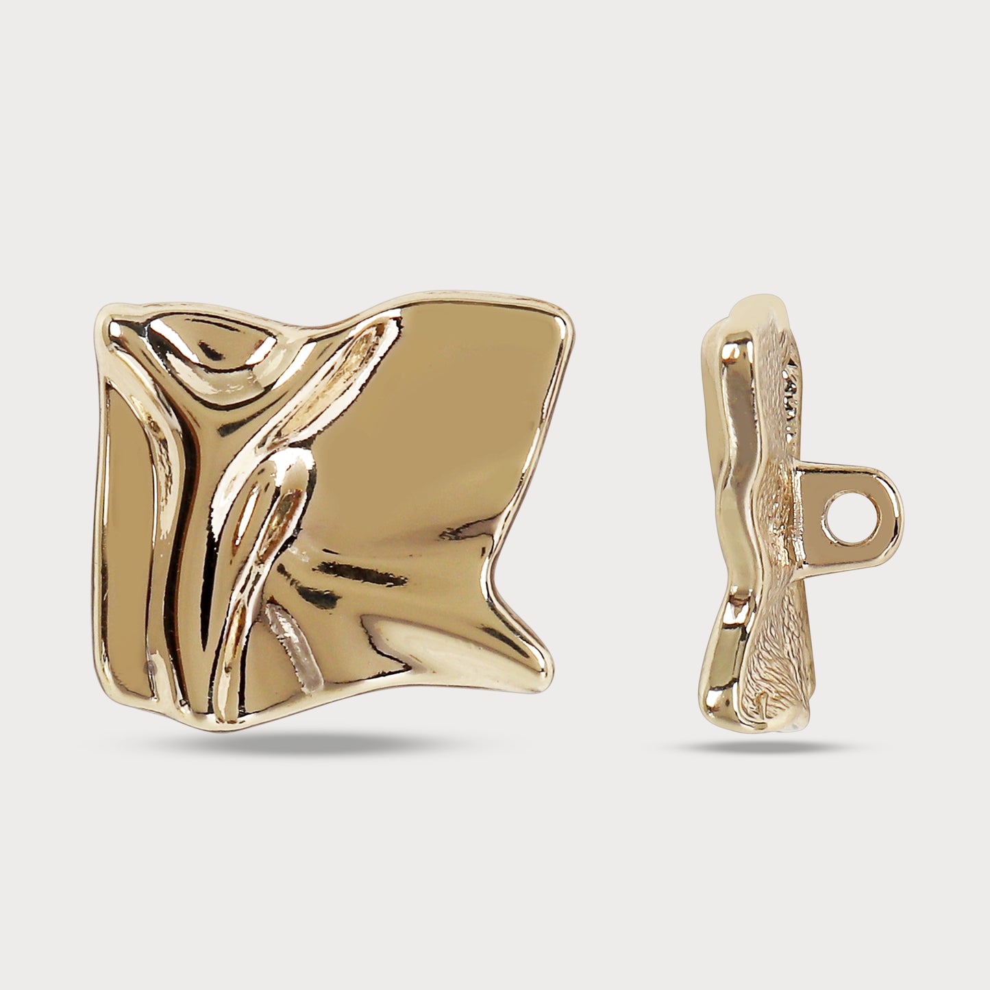 Designer Golden Texture Metal Button