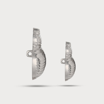 Runway Series Silver Designer Button