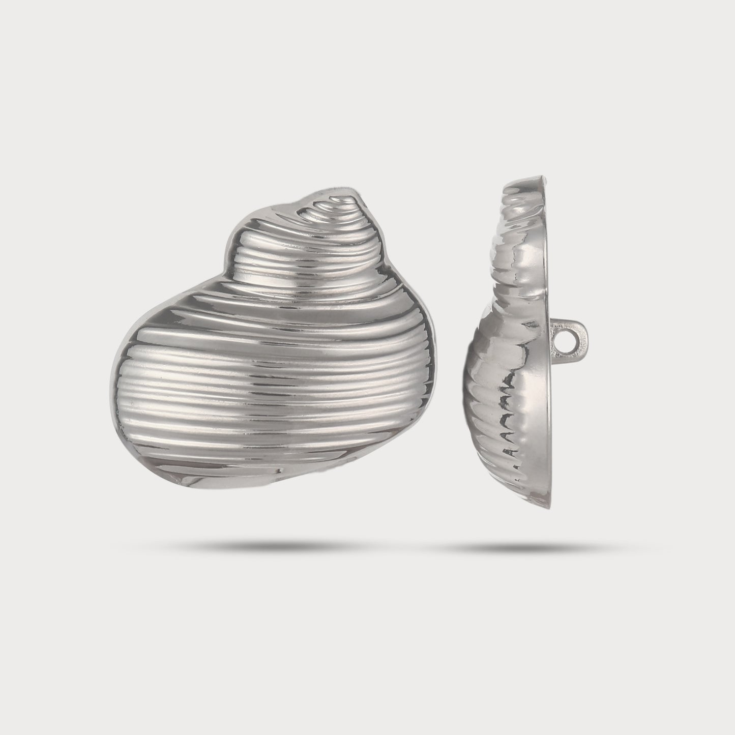 Runway Series Silver Designer Button