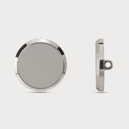 Signature Shine Silver Metal Buttons