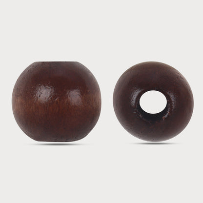 Sculpted Natural Wooden Beads