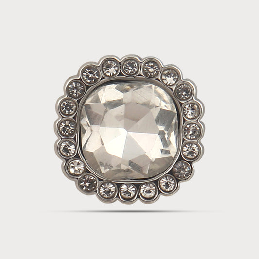 Runway Finish Stone Designer Button