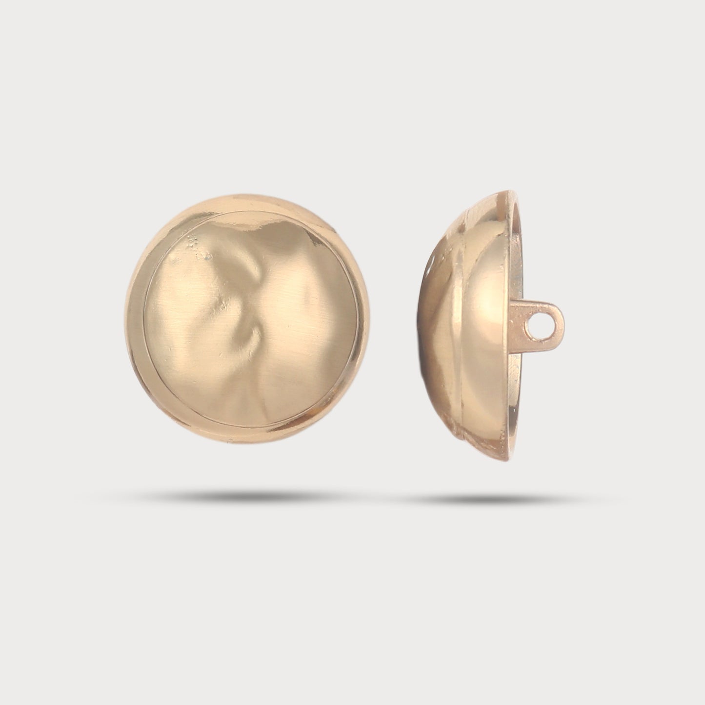 Crafted Molten Designer Metal Button