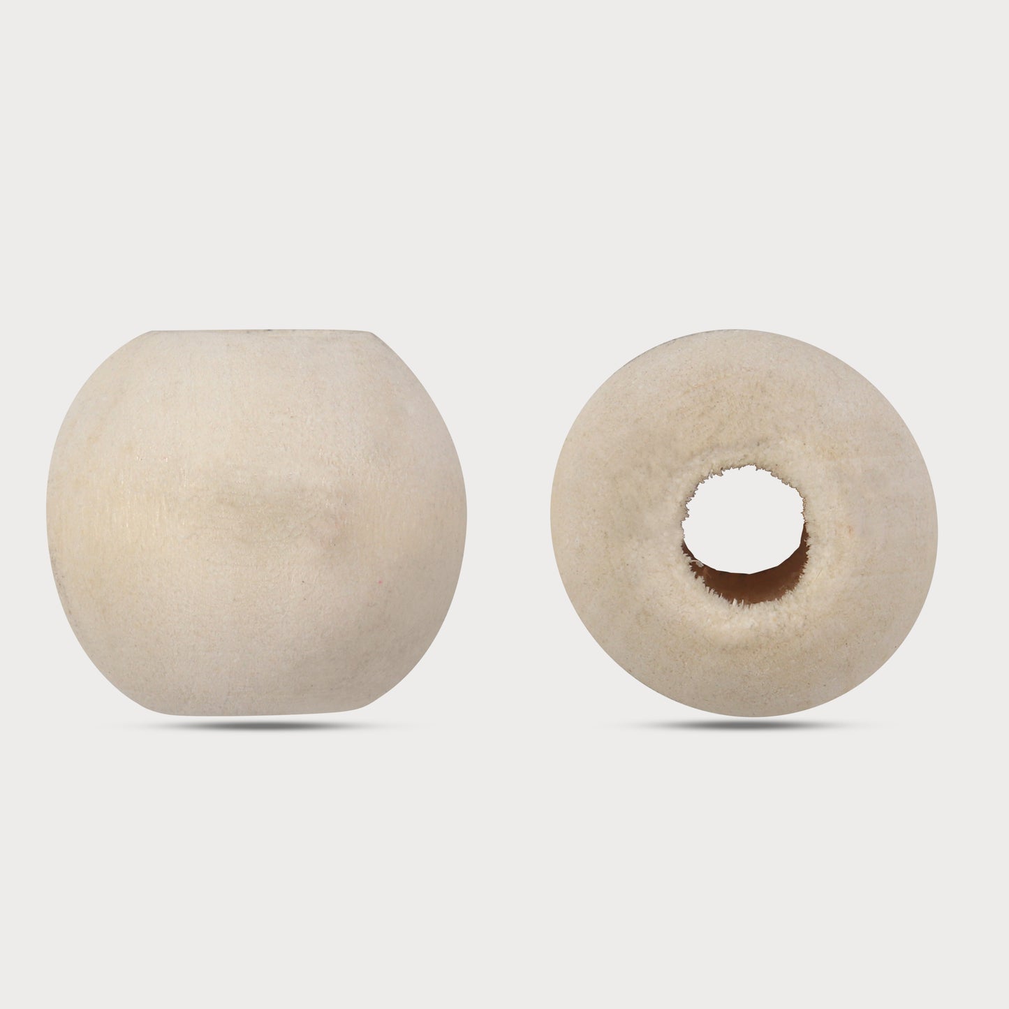 Boutique Crafted White Wooden Beads