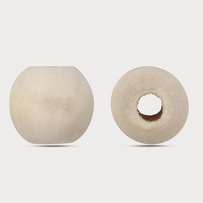 Boutique Crafted White Wooden Beads