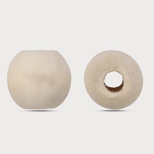 Boutique Crafted White Wooden Beads