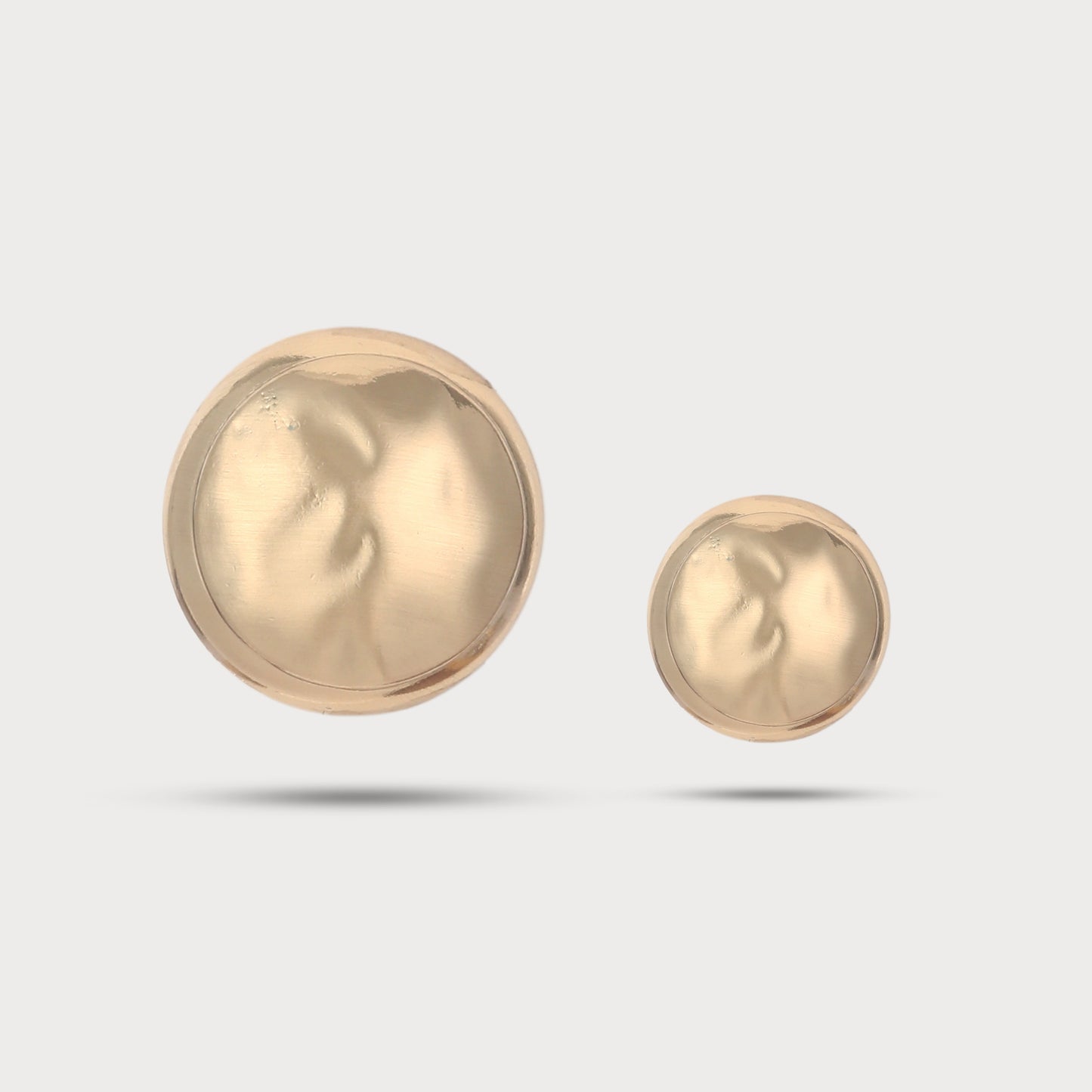 Crafted Molten Designer Metal Button