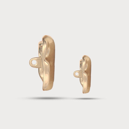 Exclusive Sculpted Golden Metal Button
