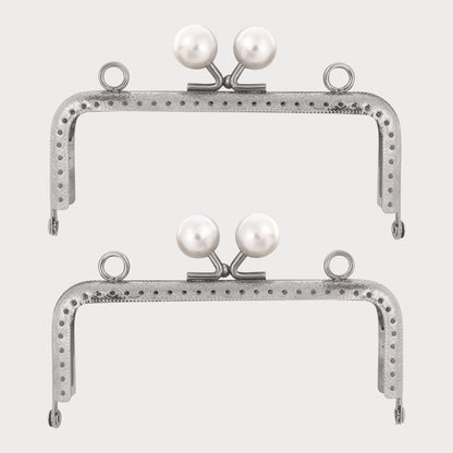 Silver Pearl Bag Handles Collection