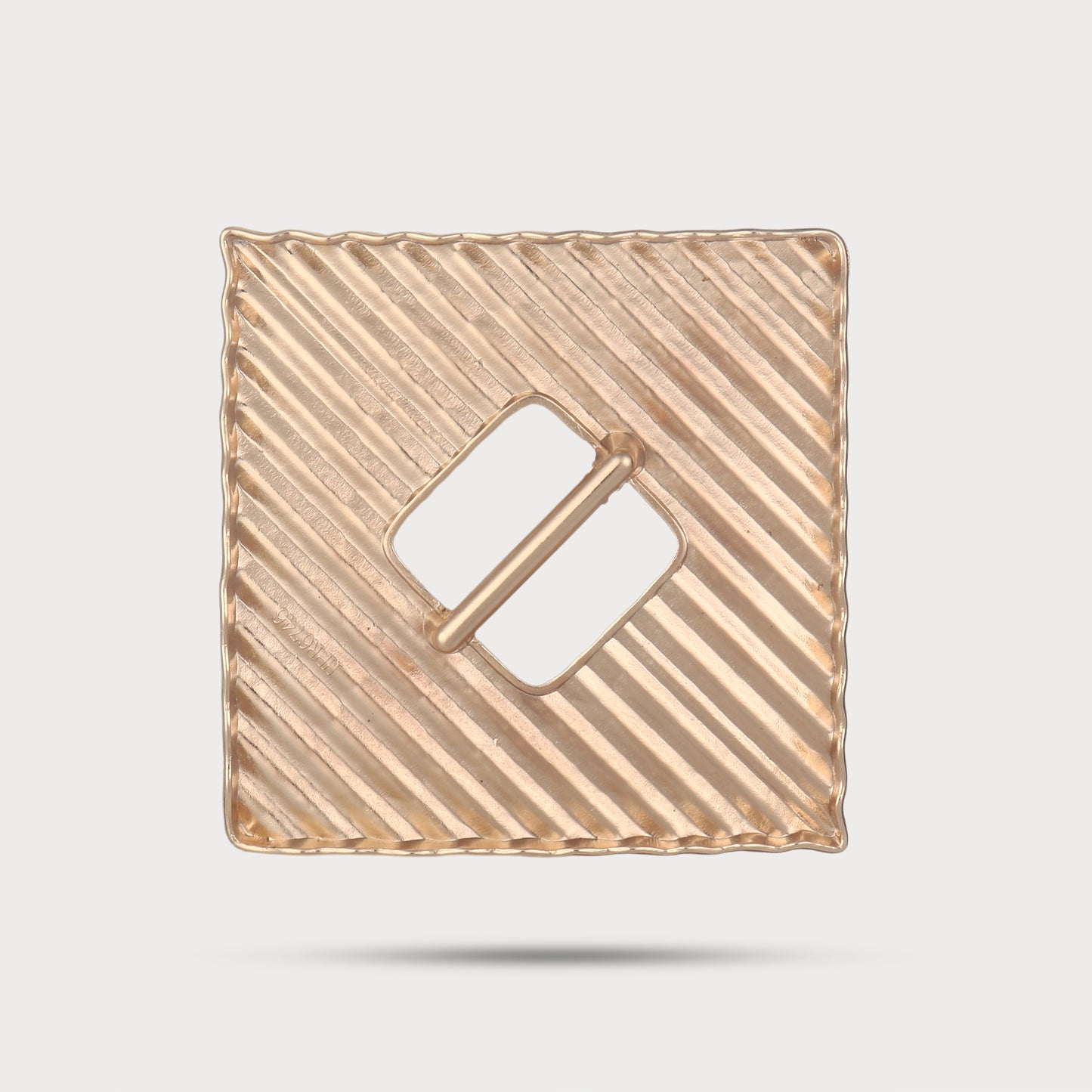 Runway Edition Square Textured Buckle