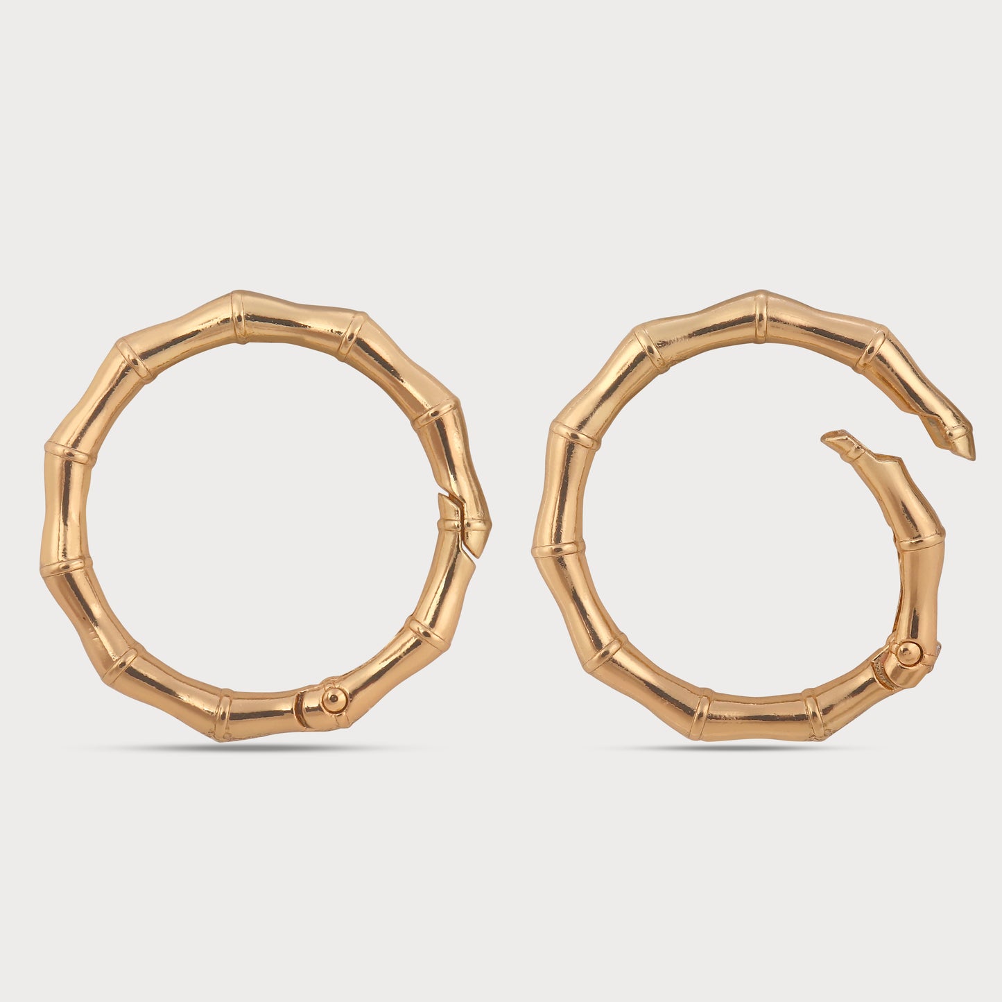 Designer Textured Metal Open & Close Ring