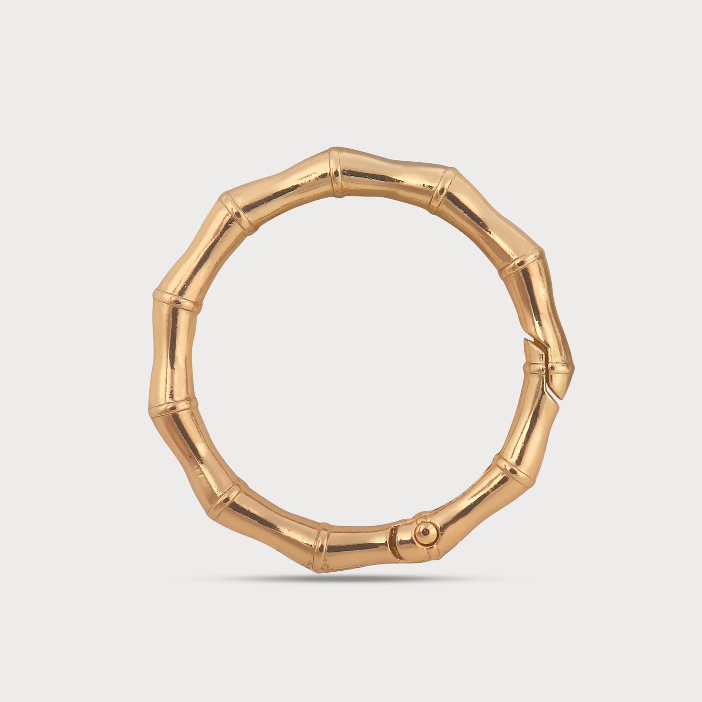 Designer Textured Metal Open & Close Ring