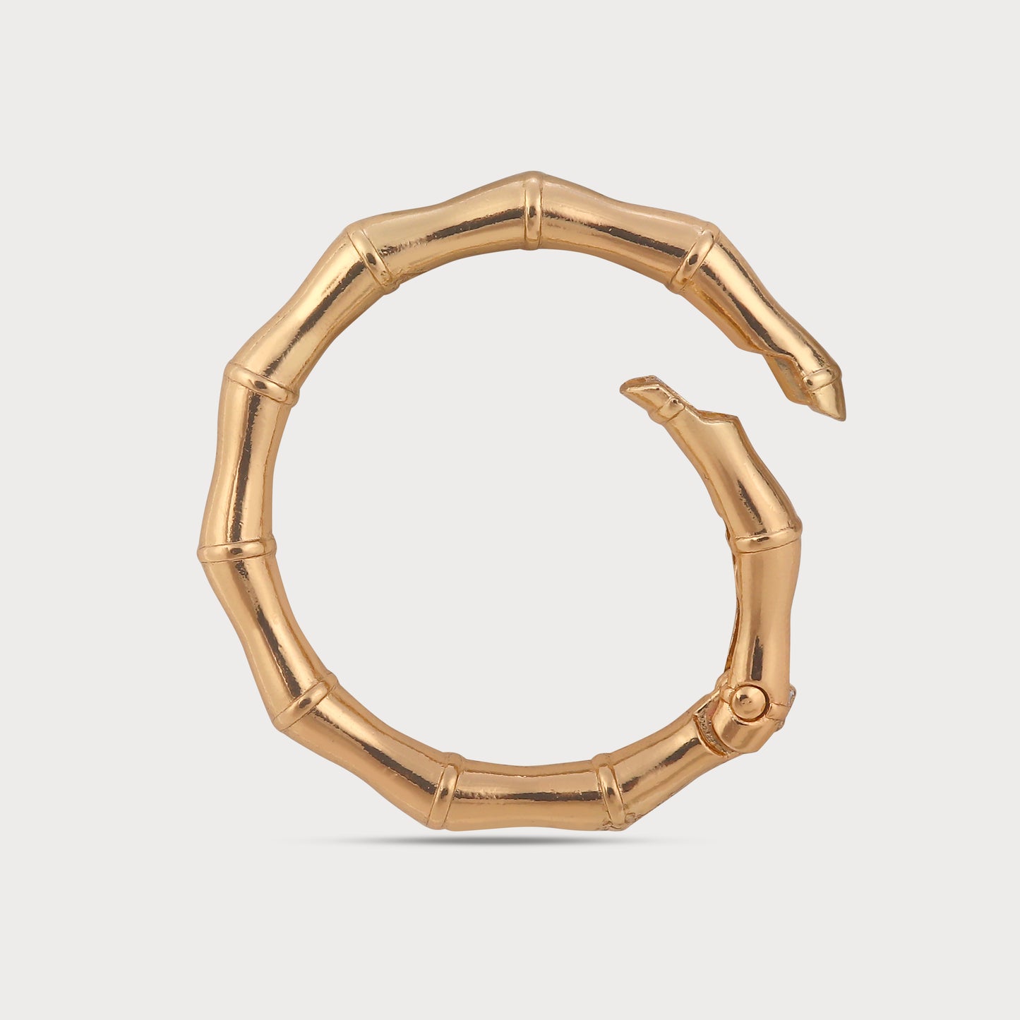 Designer Textured Metal Open & Close Ring