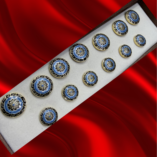 Sherwani Button (7 Big & 6 Small Pcs)