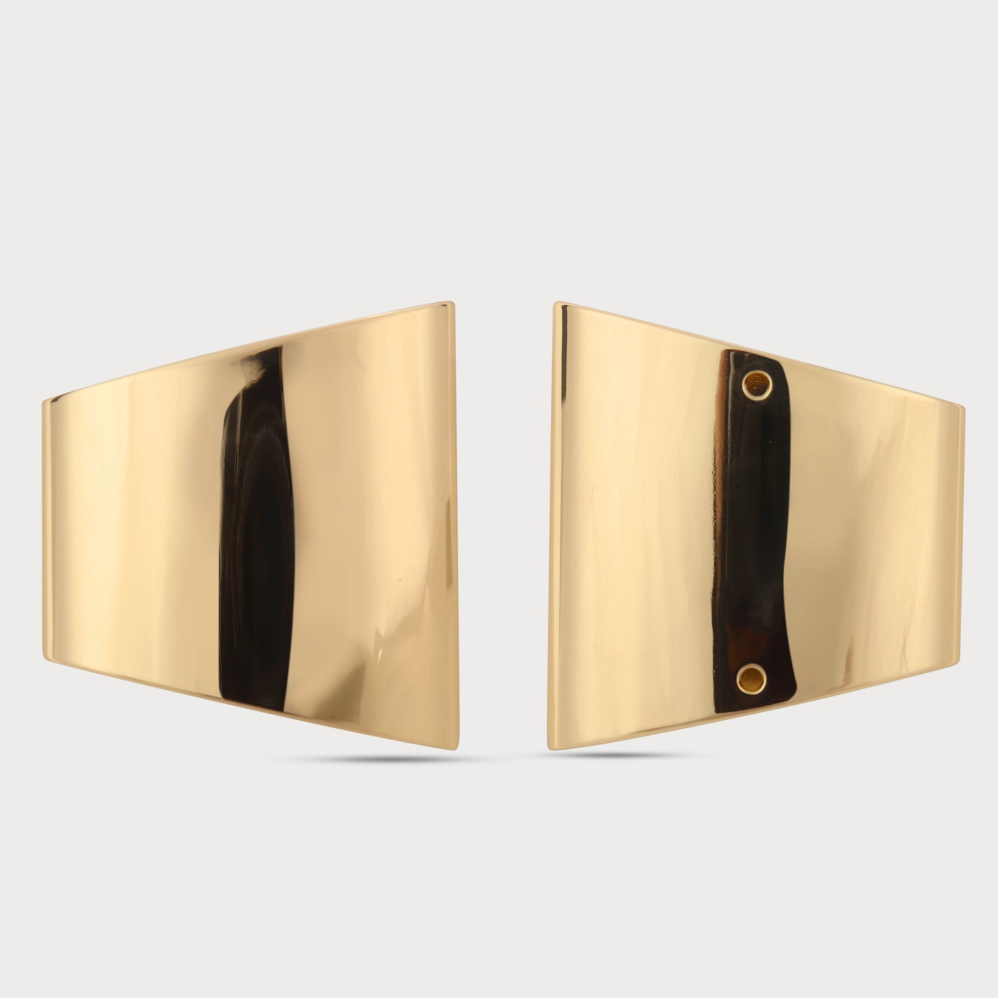 Chic Accent Luxe Smooth Gold Buckles