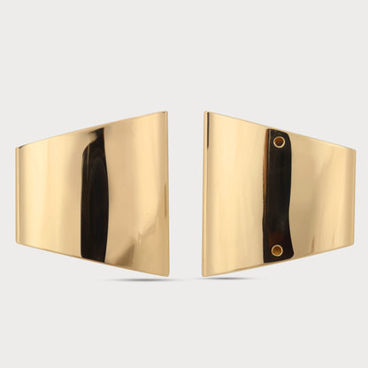 Chic Accent Luxe Smooth Gold Buckles