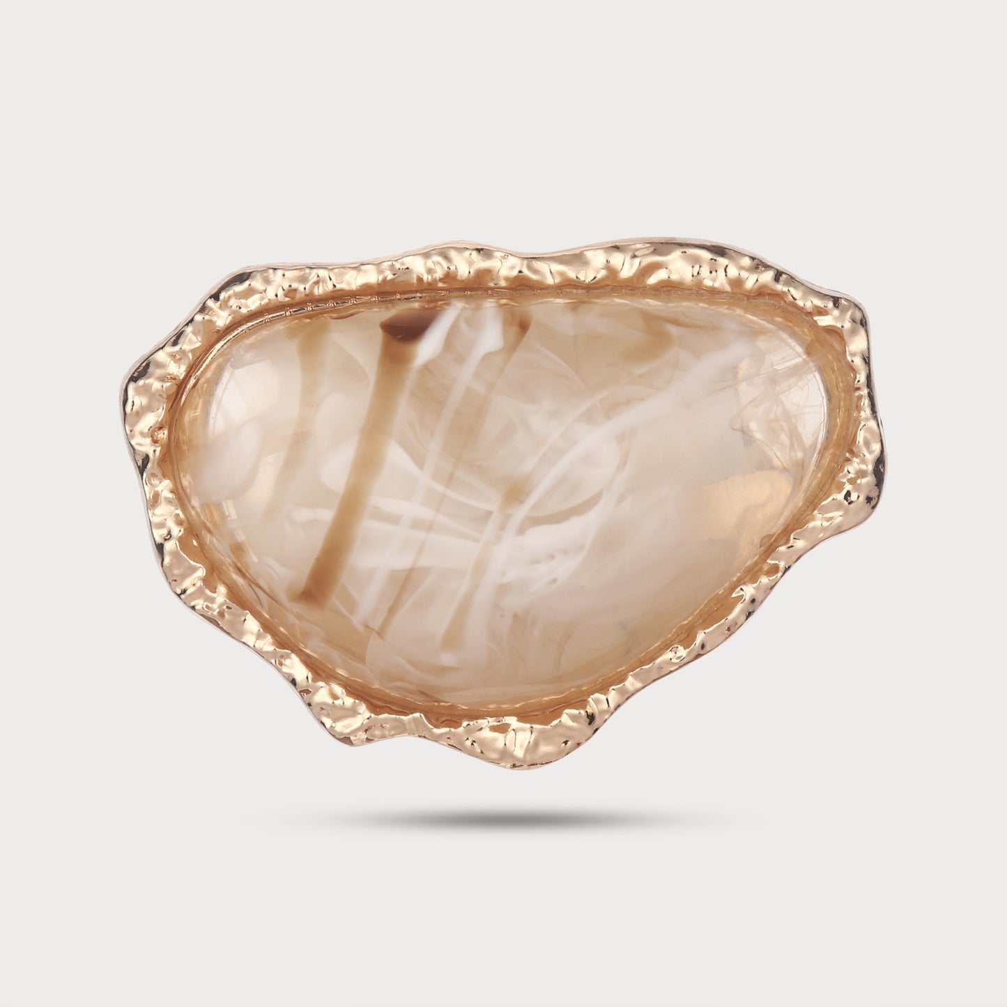 Premium Amber Crystal Buckle