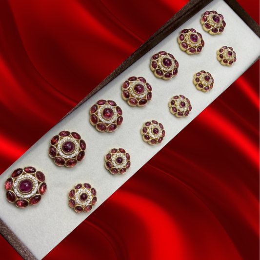 Sherwani Button (7 Big & 6 Small Pcs)