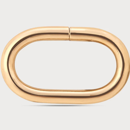 Oval Golden Metal Loop