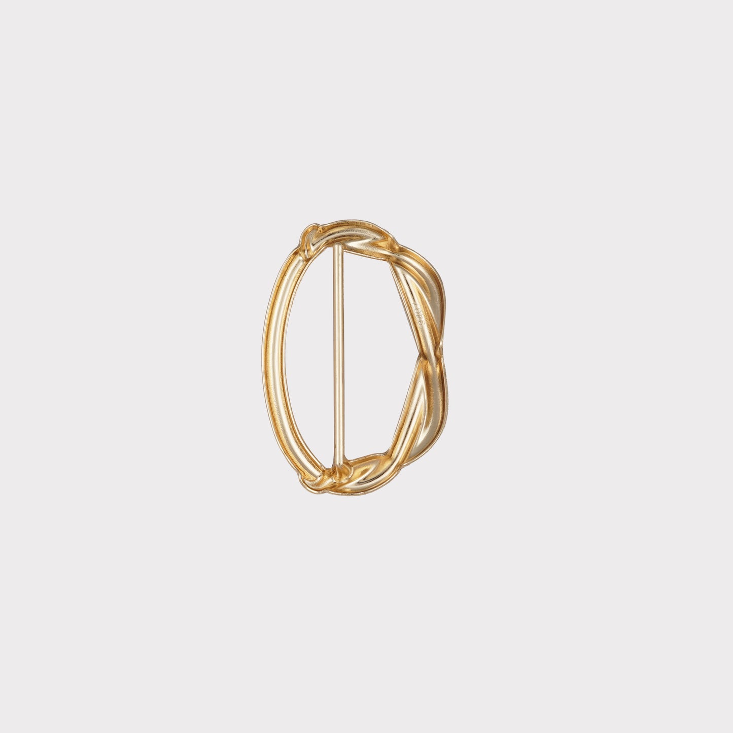 Oval Shape New Design Golden Buckle (Pack of 1 Pc)