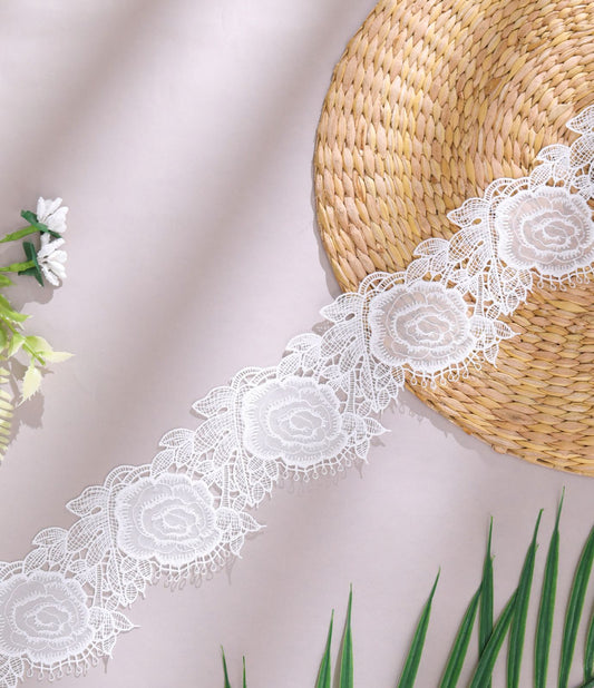 Organza Gown Border Lace