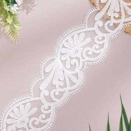 Organza Lace for Neckline, Sleeves & Borders
