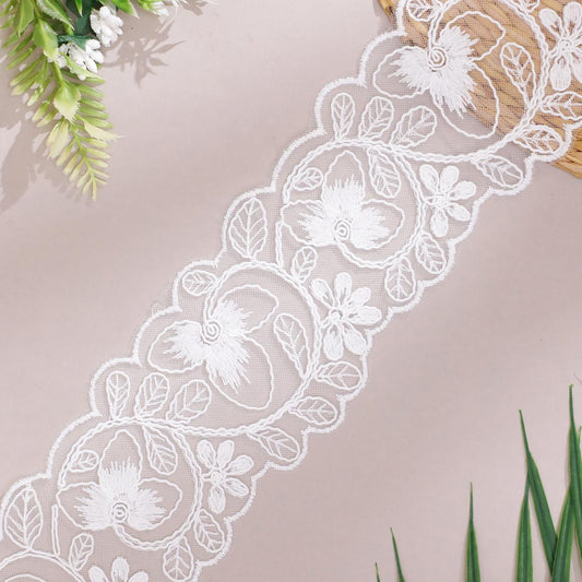 Sculpted Designer Organza Lace