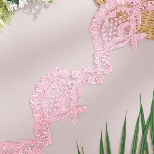 Designer Organza Lace in Artistic Detailing